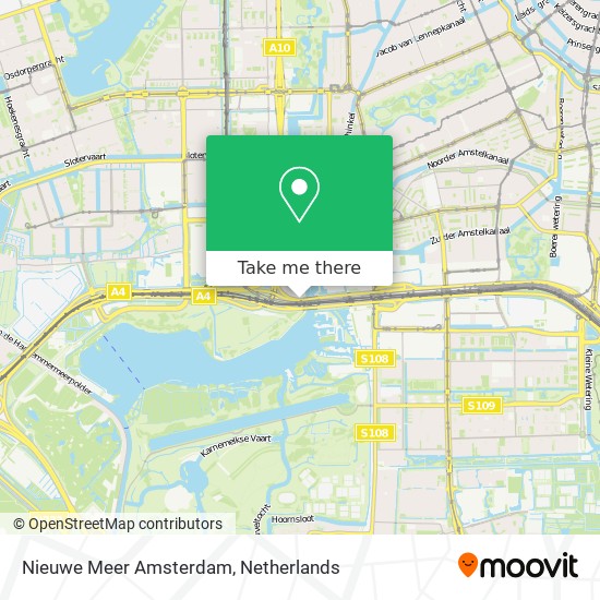 Nieuwe Meer Amsterdam map