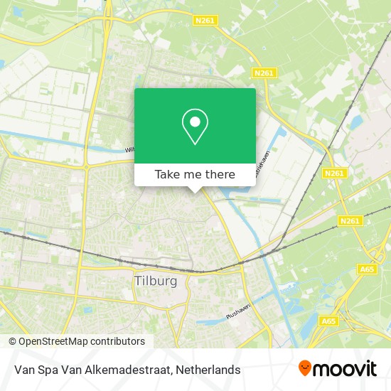 Van Spa Van Alkemadestraat map
