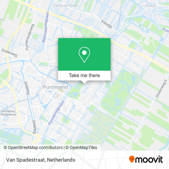 Van Spadestraat map