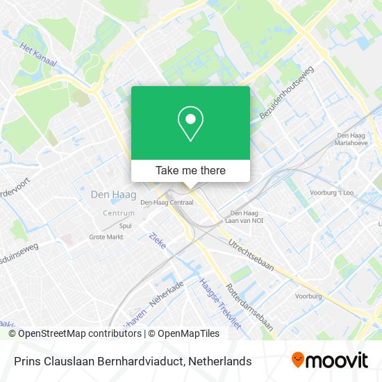 Prins Clauslaan Bernhardviaduct Karte