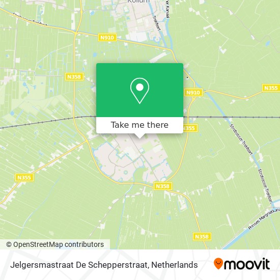 Jelgersmastraat De Schepperstraat map