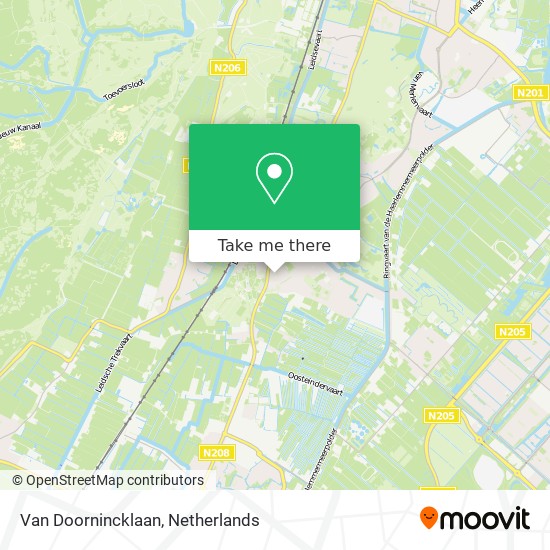 Van Doornincklaan map