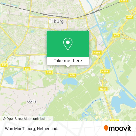 Wan Mai Tilburg map