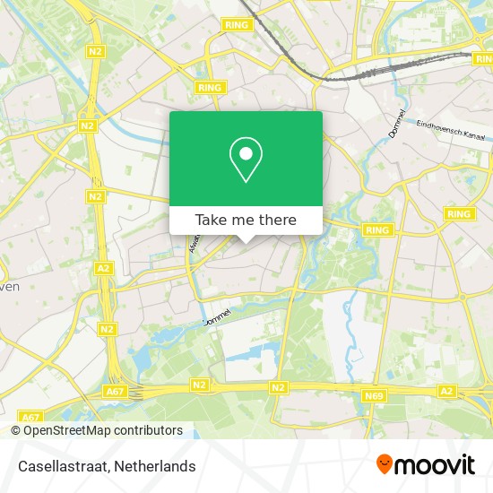 Casellastraat map