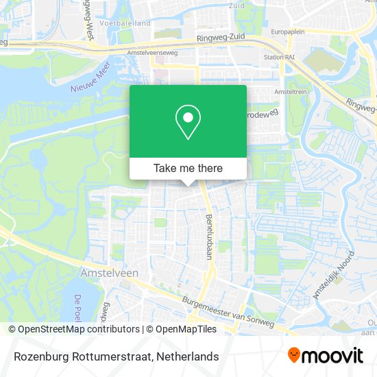 Rozenburg Rottumerstraat Karte