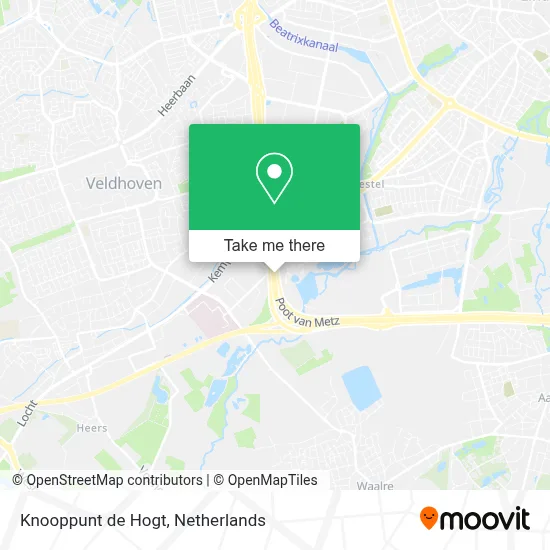 Knooppunt de Hogt map