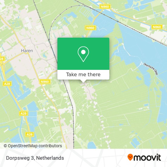 Dorpsweg 3 map