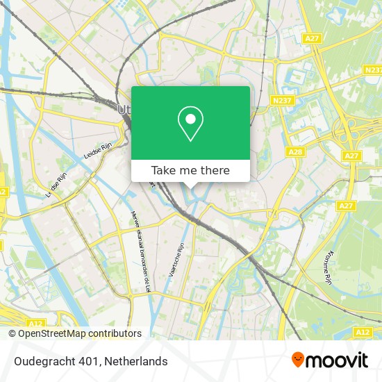 Oudegracht 401 map