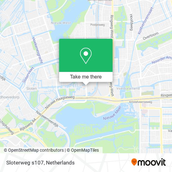 Sloterweg s107 map