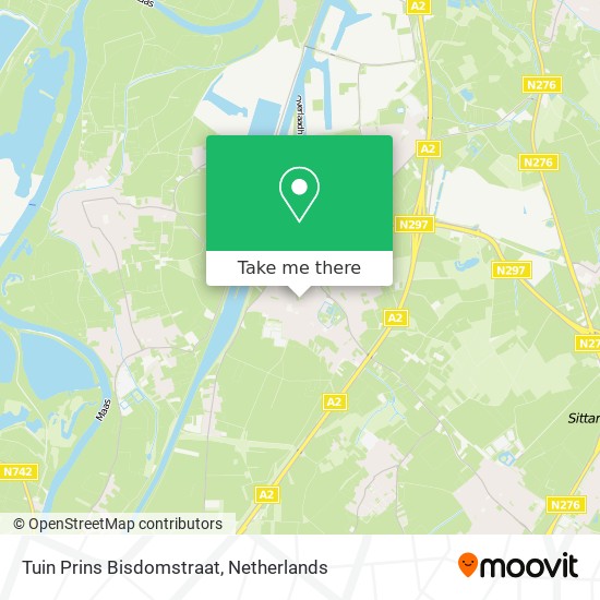 Tuin Prins Bisdomstraat map