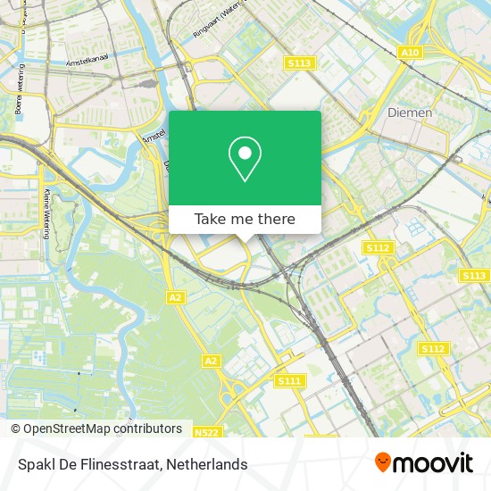 Spakl De Flinesstraat map