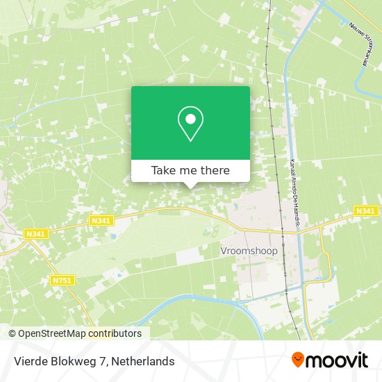 Vierde Blokweg 7 map