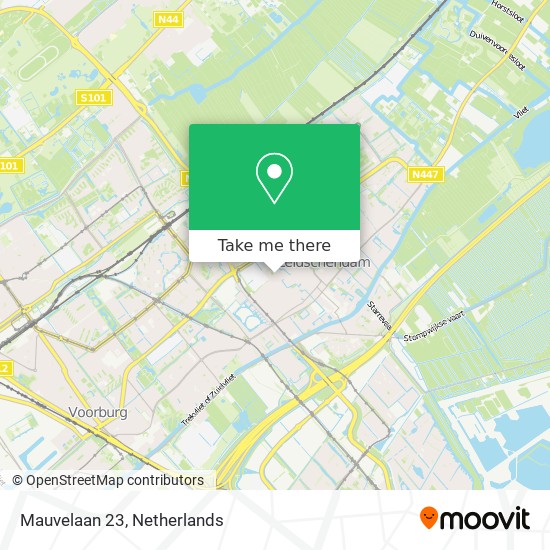 Mauvelaan 23 Karte