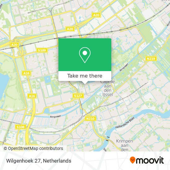 Wilgenhoek 27 map