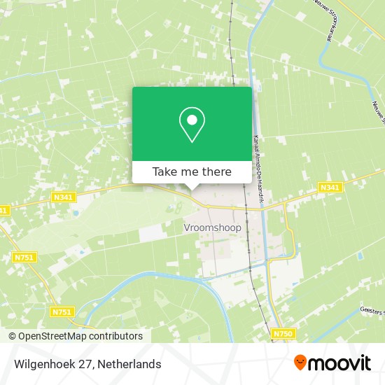 Wilgenhoek 27 map