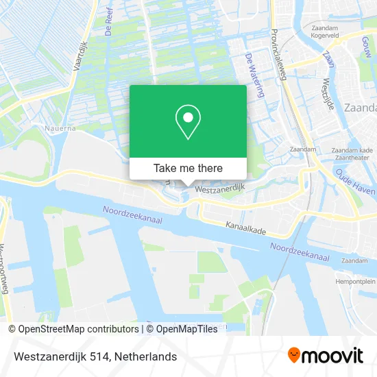Westzanerdijk 514 map