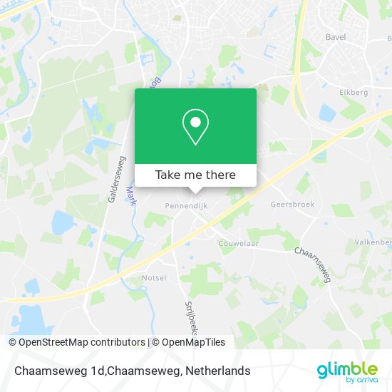 Chaamseweg 1d,Chaamseweg Karte