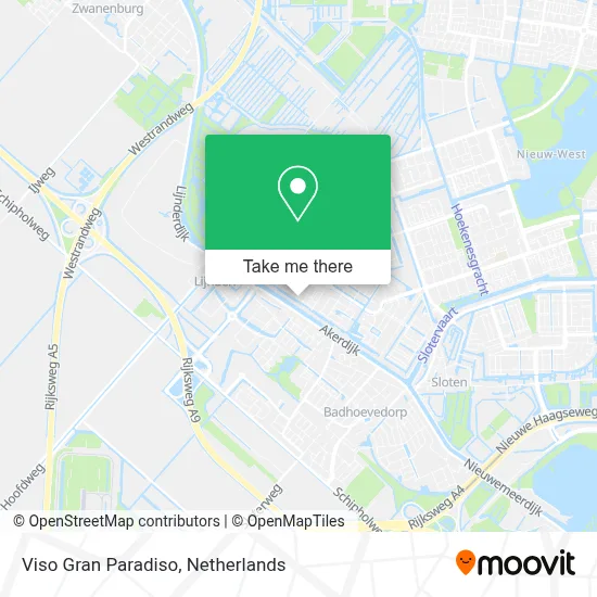 Viso Gran Paradiso map