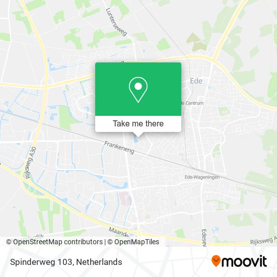 Spinderweg 103 map
