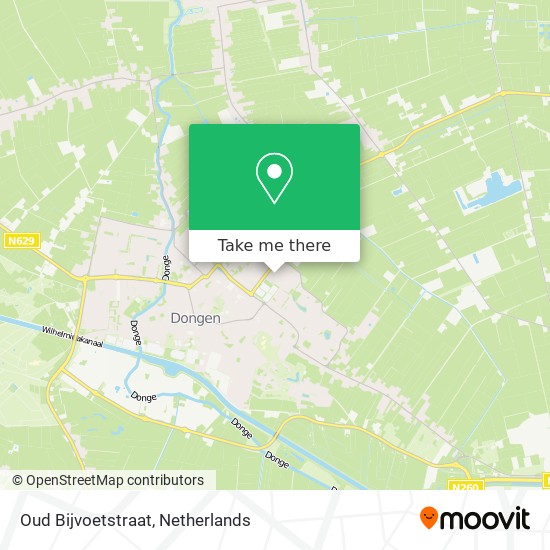 Oud Bijvoetstraat map