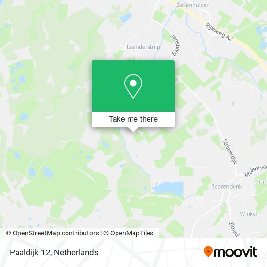 Paaldijk 12, 5595 XL Leende map