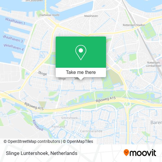 Slinge Luntershoek map