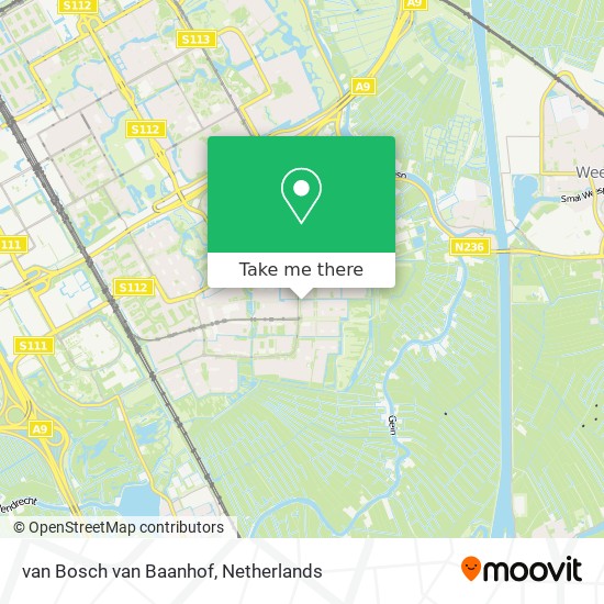 van Bosch van Baanhof map