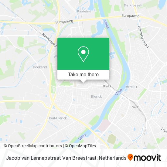 Jacob van Lennepstraat Van Breestraat map