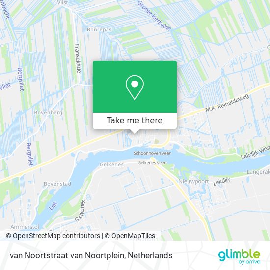 van Noortstraat van Noortplein map
