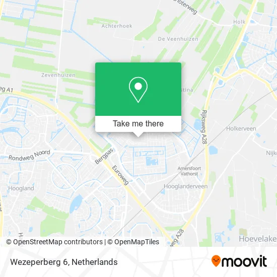Wezeperberg 6 Karte