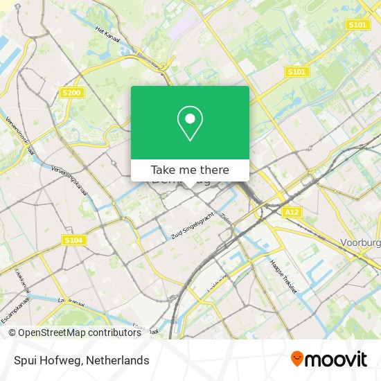 Spui Hofweg Karte