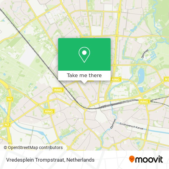 Vredesplein Trompstraat map