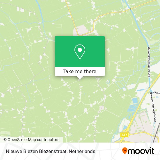 Nieuwe Biezen Biezenstraat map