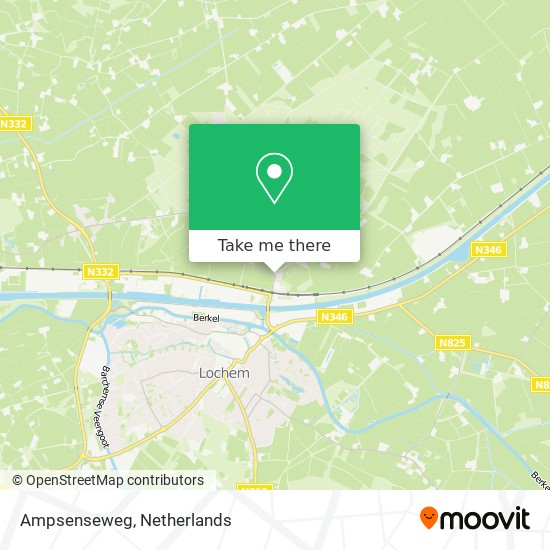 Ampsenseweg map
