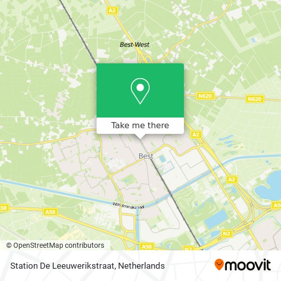 Station De Leeuwerikstraat map