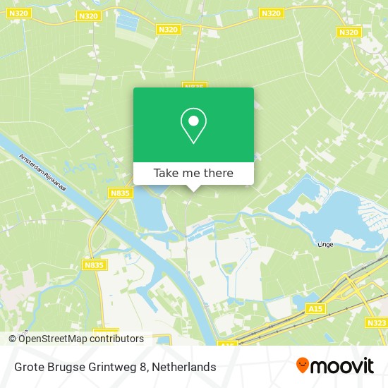 Grote Brugse Grintweg 8 map