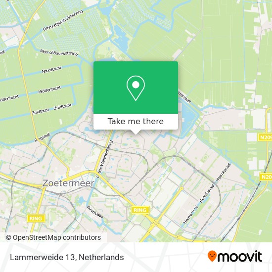 Lammerweide 13 map