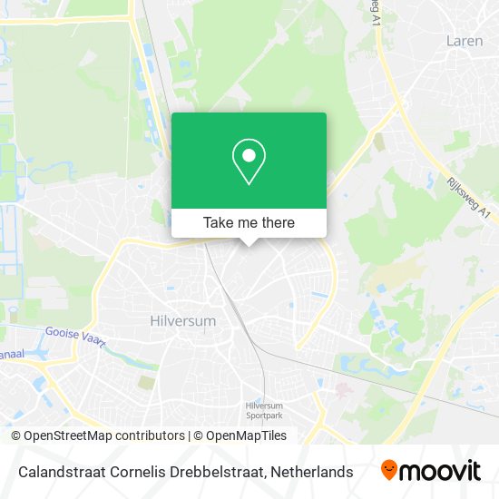 Calandstraat Cornelis Drebbelstraat map