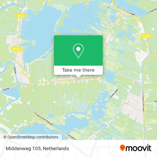 Middenweg 105 map