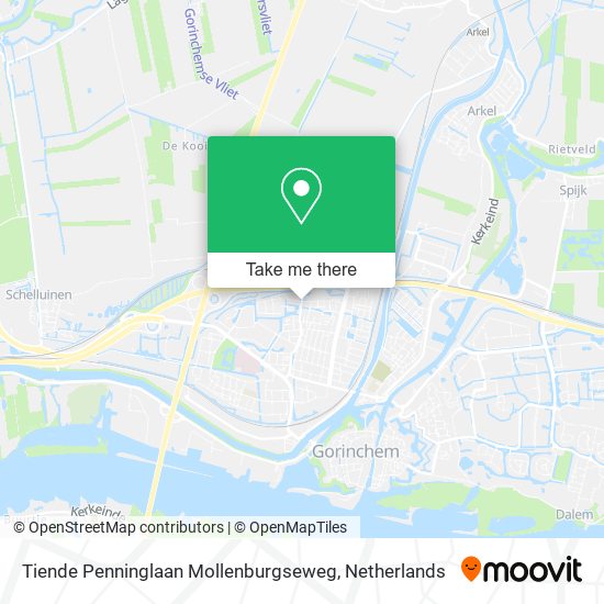 Tiende Penninglaan Mollenburgseweg map