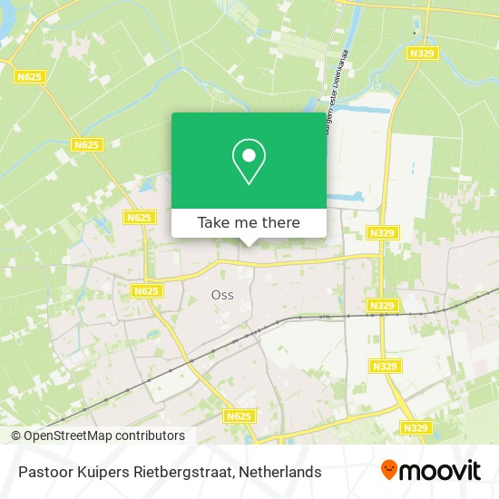 Pastoor Kuipers Rietbergstraat map