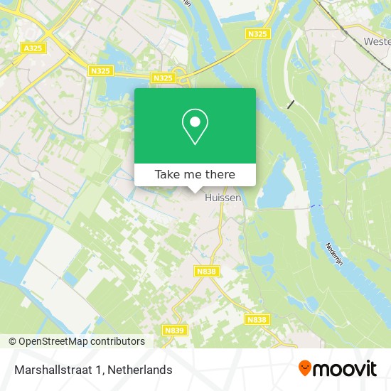 Marshallstraat 1 map