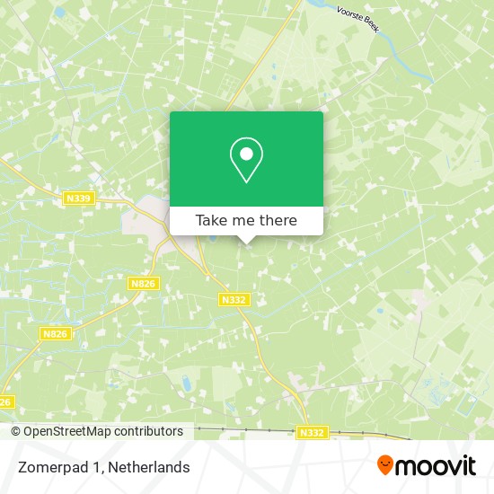 Zomerpad 1 map