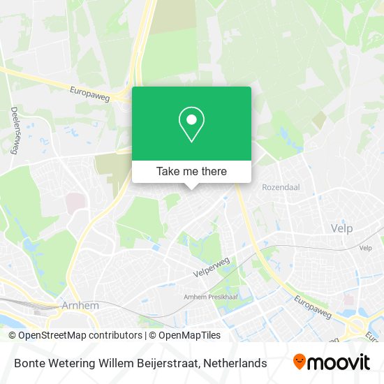 Bonte Wetering Willem Beijerstraat map