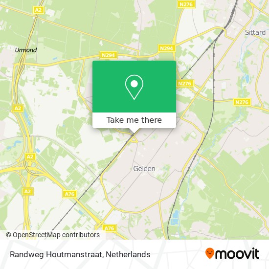 Randweg Houtmanstraat map