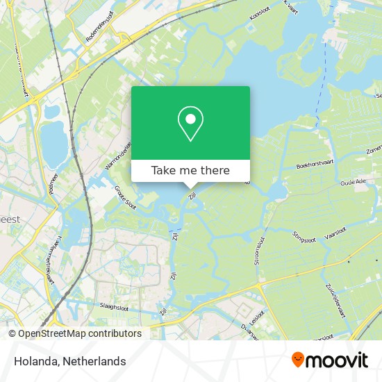 Holanda map