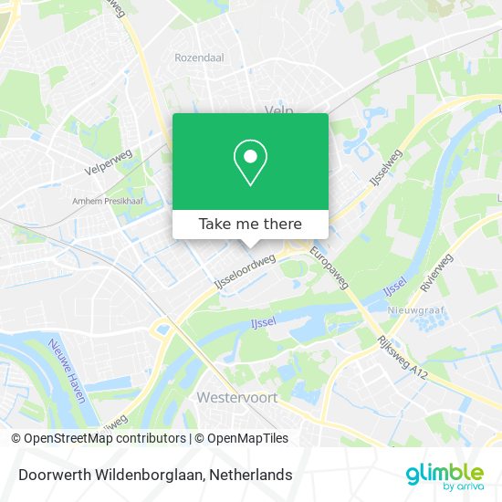 Doorwerth Wildenborglaan map