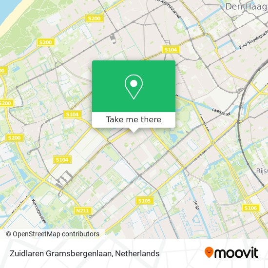 Zuidlaren Gramsbergenlaan Karte