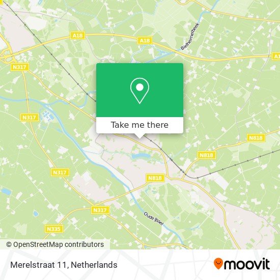 Merelstraat 11 map