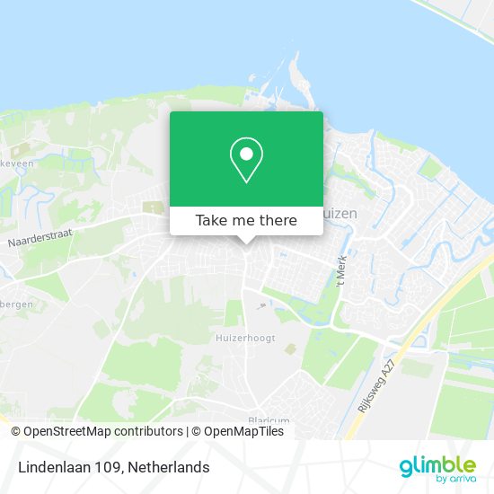 Lindenlaan 109 map